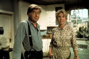 THE WALTONS, Ralph Waite, Michael Learned