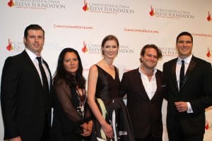 Zak Williams, pictured second from the right, is a fierce advocate for mental health discussions