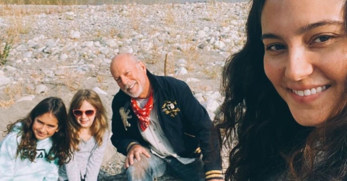 Bruce Willis And His Girls Are Enjoying The Fall Weather By Doing This