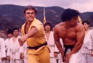 John Saxon and Bolo Yeung in Enter the Dragon