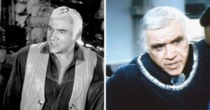 Lorne Greene then and now