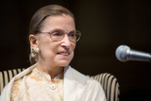 The late Justice Ruth Bader Ginsburg
