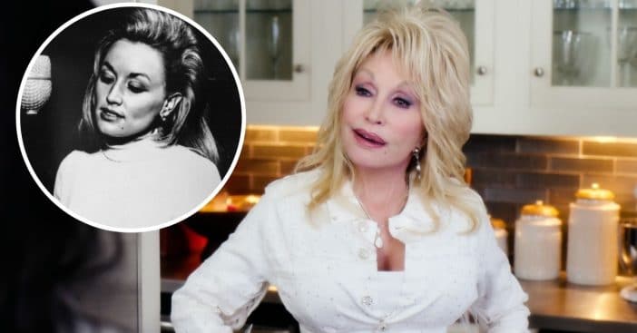 Dolly Parton shows off real hair