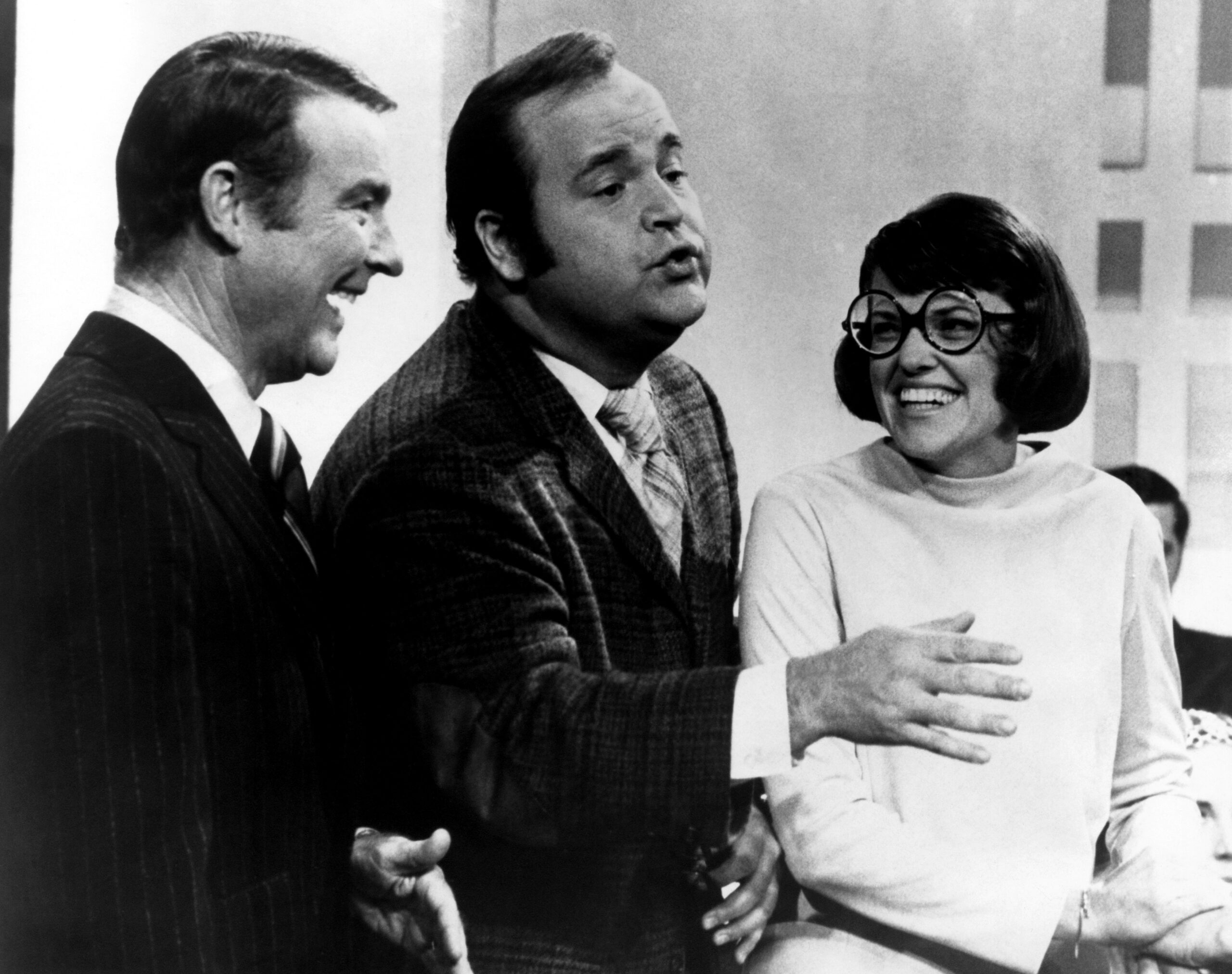 Ralph Edwards, Dom DeLuise with wife Carol DeLuise