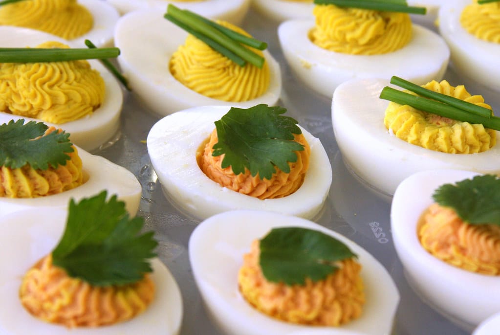deviled eggs