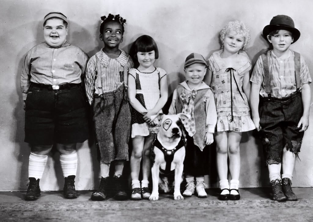 The original our gang cast in baseball uniforms. circa. 1920s :  r/OldSchoolCool