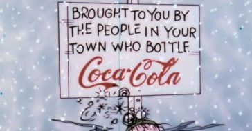 A Charlie Brown Christmas originally featured ads by Coca Cola