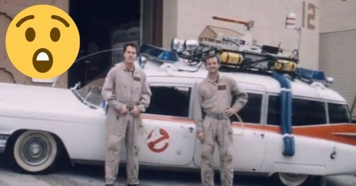 Check out this Ghostbusters promo from when the movie was being made