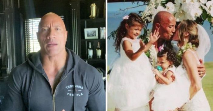 Dwayne Johnson says that he and his family all got coronavirus