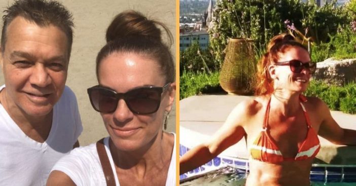 Eddie Van Halen’s Wife Janie Liszewski Stuns In Red Bikini Photo