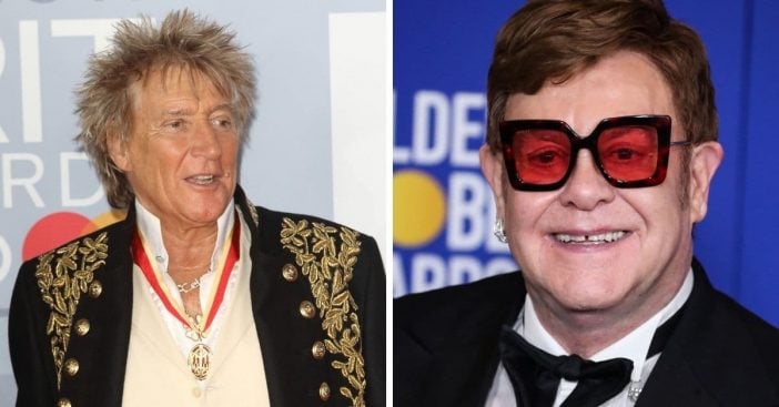 Elton John and Rod Stewart are in a feud