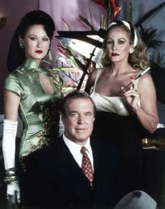 Julia Nickson, George Peppard, Ursula Andress in Man Against the Mob