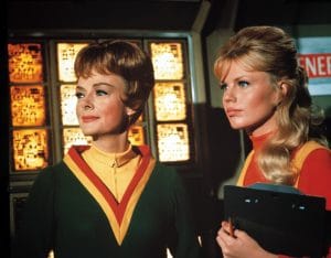 June Lockhart and Marta Kristen in Lost in Space