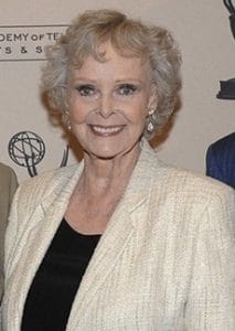 June Lockhart, formerly Dr. Maureen Robinson, today