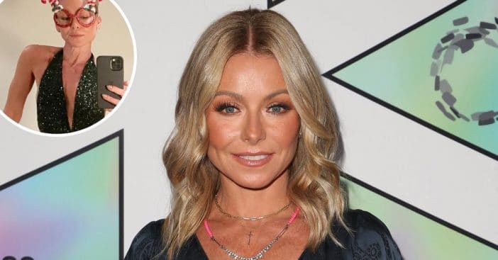 Kelly Ripa shares naughty and nice holiday photo