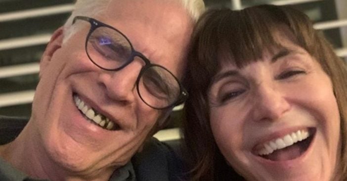 Mary Steenburgen and Ted Danson celebrate their 25th anniversary with an embarrassing photo