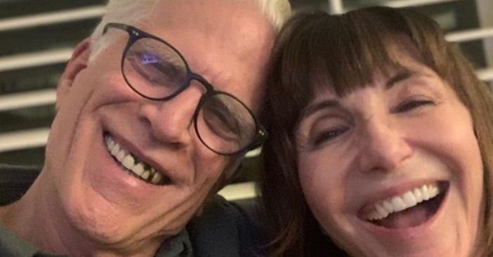 Mary Steenburgen and Ted Danson celebrate their 25th anniversary with an embarrassing photo