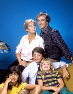 Michael Gross and Meredith Baxter Birney in Family Ties