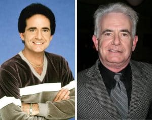 Richard Kline in the cast of Three's Company and today