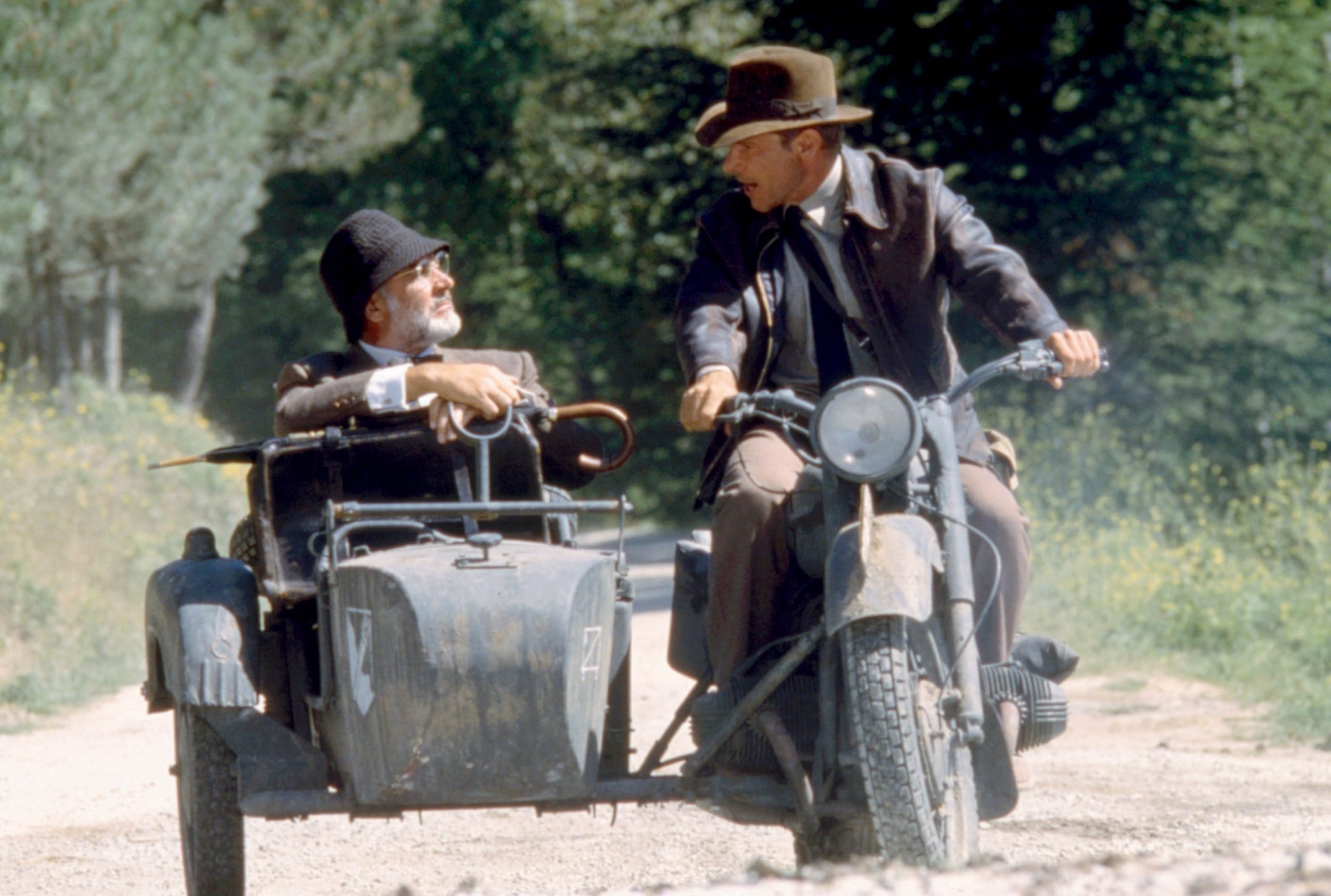Sean Connery and Harrison Ford in Indiana Jones