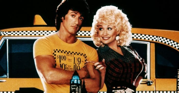 Sylvester Stallone and Dolly Parton in 'Rhinestone' (1984)