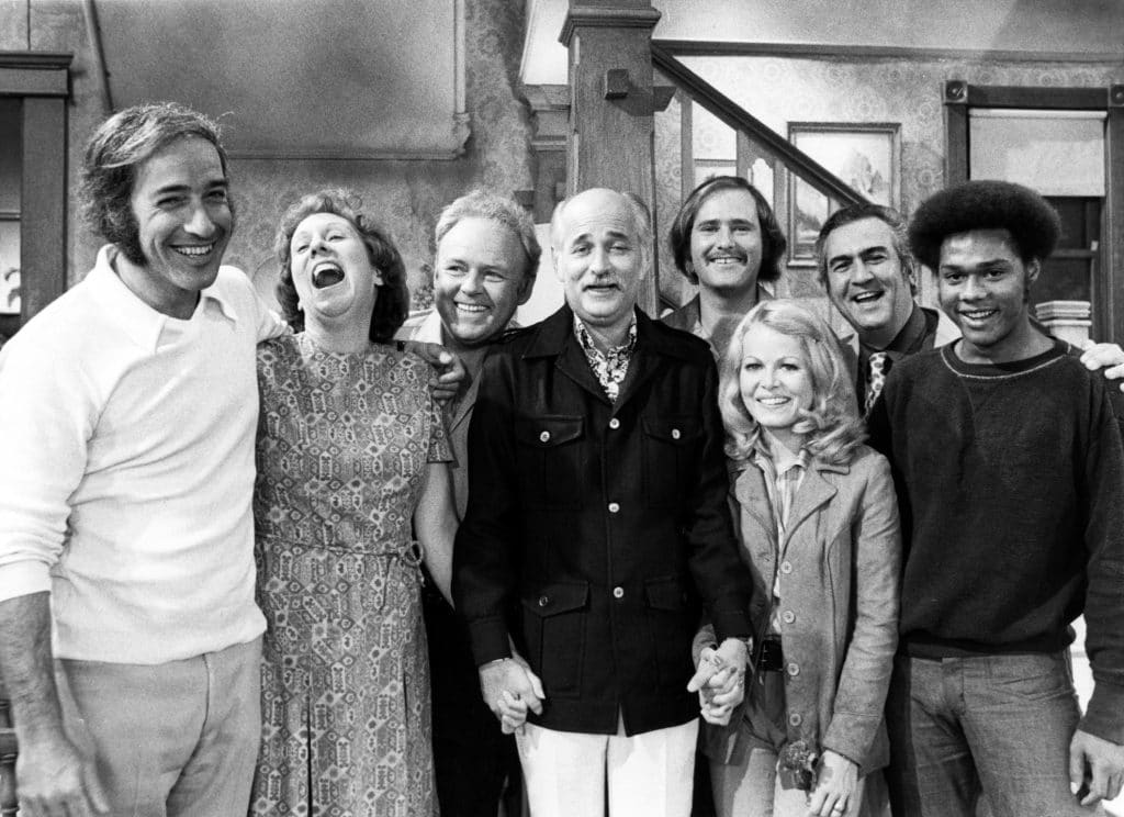 all-in-the-family-norman-lear-and-cast