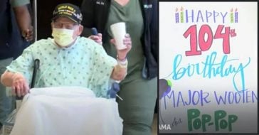 WWII veteran beats covid-19 in time to celebrate 104th birthday