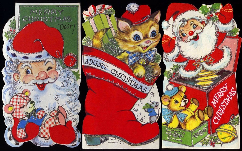 vintage christmas cards