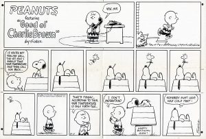 Charlie Brown and the gang started on a syndicated comic strip that since grew to an international sensation