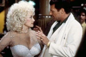 Dolly Parton and Ron Liebman in Rhinestone