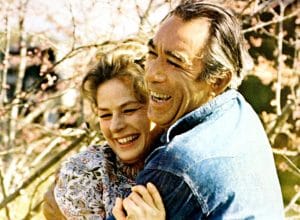 Ingrid Bergman and Anthony Quinn in A Walk in the Spring Rain