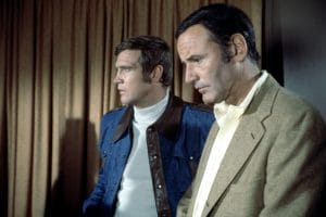 Lee Majors and Richard Anderson in The SIx Million Dollar Man