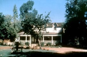 The family home of the shown frequently shot in California