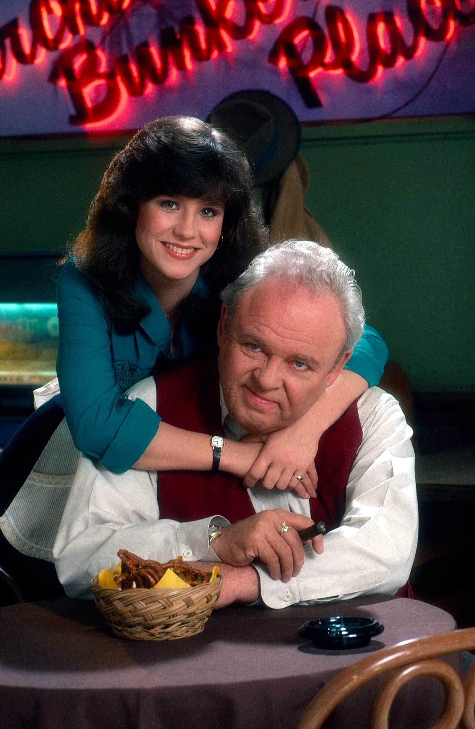 ARCHIE BUNKER'S PLACE, Denise Miller, Carroll O'Connor