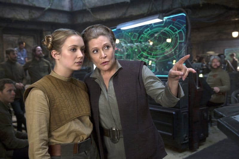 billie lourd carrie fisher star wars 