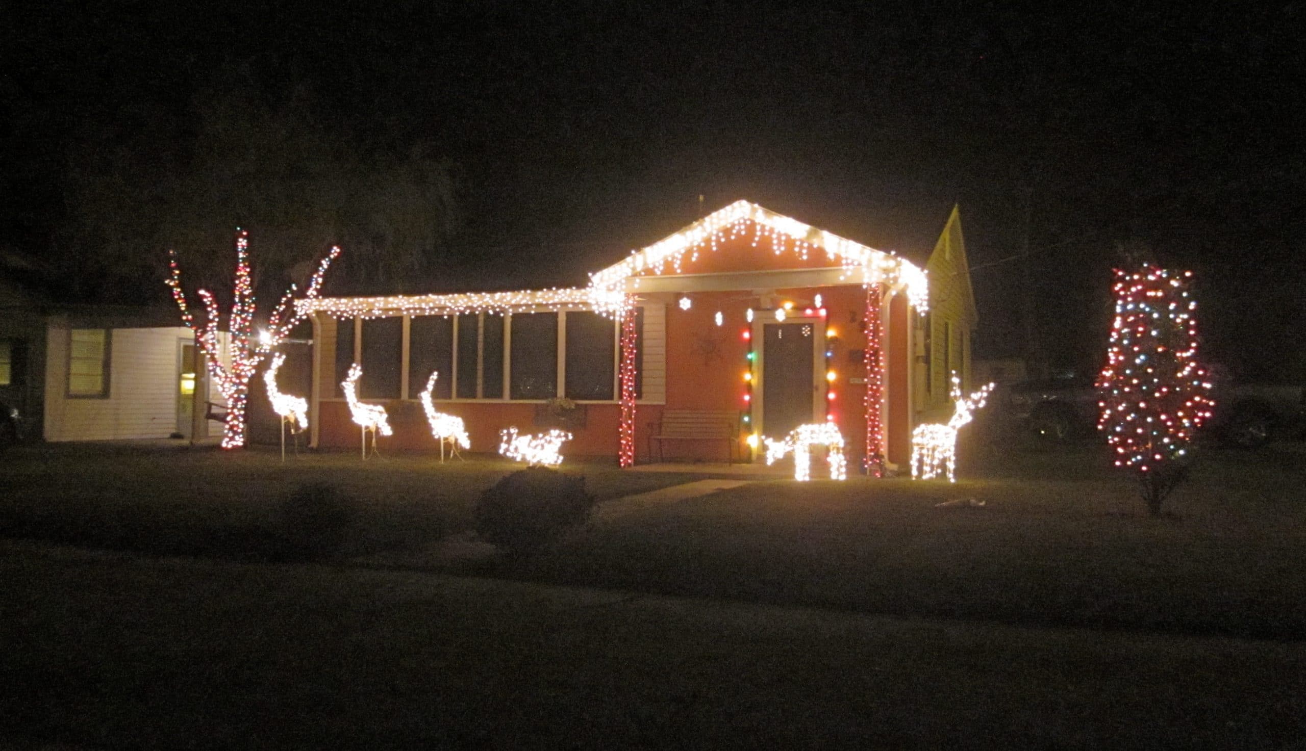 christmas lights house