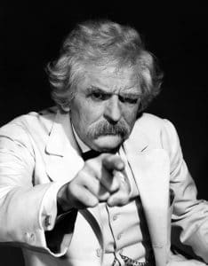 Holbrook becomes Mark Twain