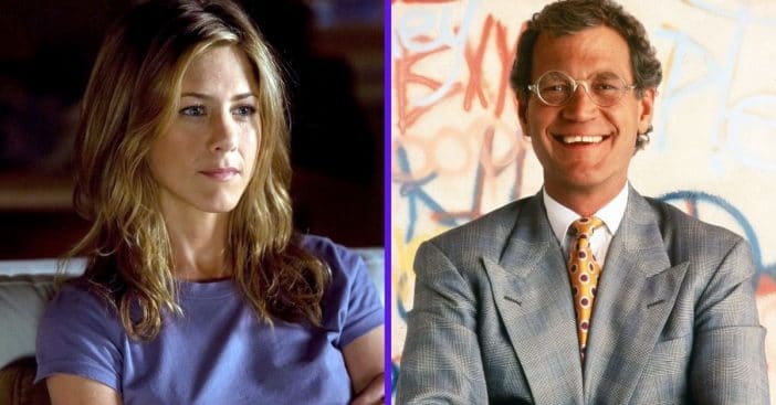 Jennifer Aniston Fans Slam David Letterman For Licking Her Hair In Old Clip