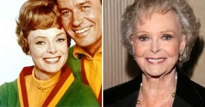 June Lockhart in Lost in Space, and at the Academy of Magical Arts 40th Annual Awards Show and Banquet