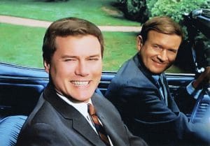 Larry Hagman and Bill Daily