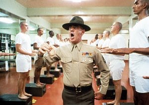 No one dared ross R. Lee Ermey in his Full Metal Jacket role