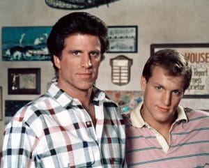 Ted Danson and Woody Harrelson in Cheers