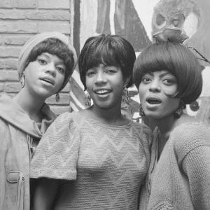 The founding members of the Supremes Diana Ross and Mary Wilson grew up together as classmates and friends