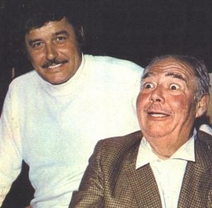 Williams with Henry Calvin after his retirement from acting