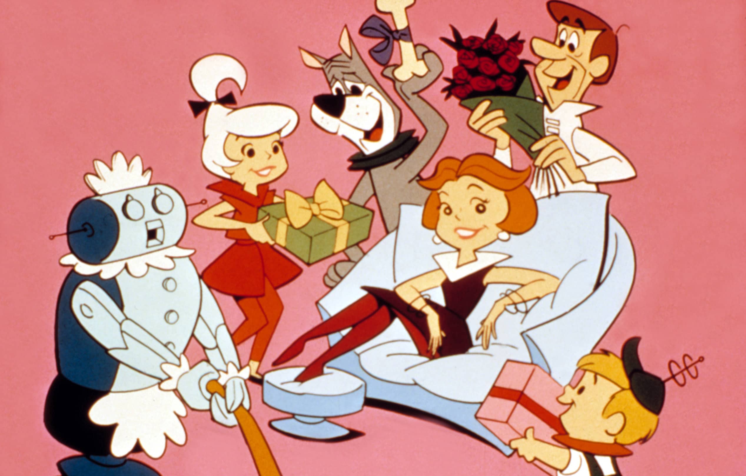 THE JETSONS, Rosie, Judy Jetson, Astro (dog), George Jetson, Jane Jetson, Elroy Jetson