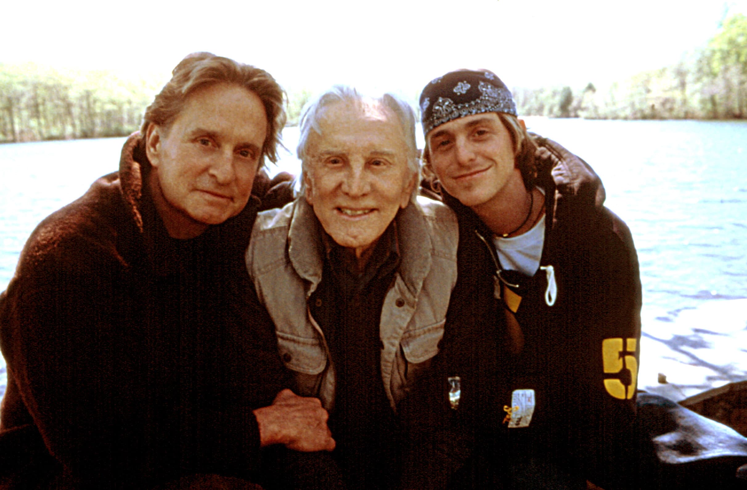 IT RUNS IN THE FAMILY, Michael Douglas, Kirk Douglas, Cameron Douglas