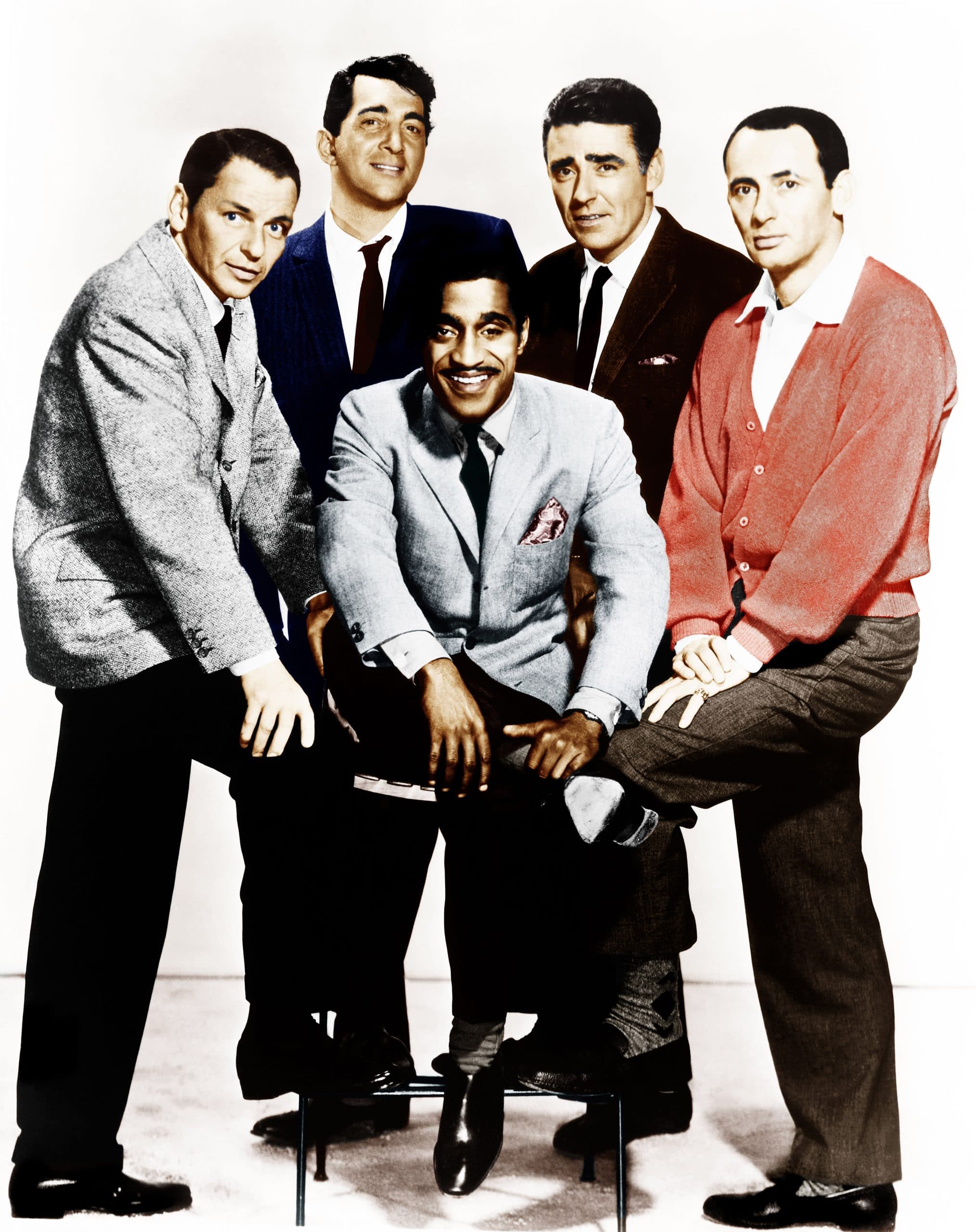 OCEAN'S ELEVEN, (aka OCEAN'S 11), from left: Frank Sinatra, Dean Martin, Sammy Davis Jr., Peter Lawford, Joey Bishop, 1960