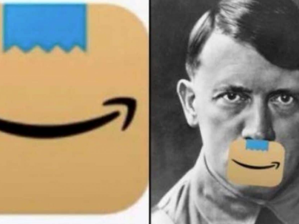 Amazon Changes Logo After People Say New Logo Looks Like Adolf Hitler