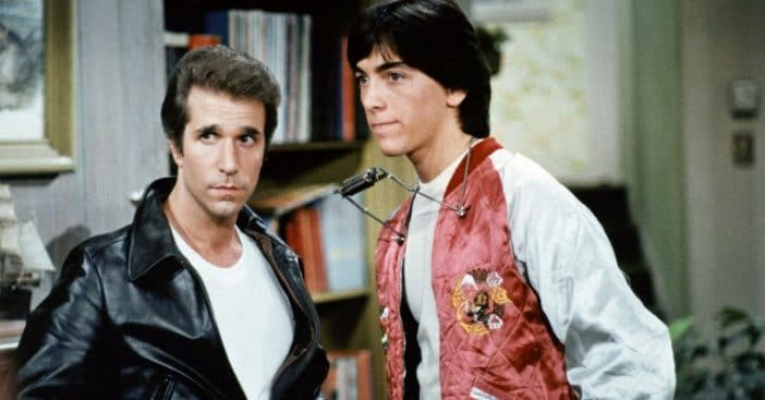 Henry Winkler and Scott Baio