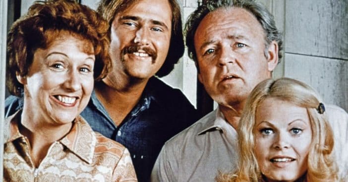 Jean Stapleton, Rob Reiner, Carroll O'Connor, and Sally Struthers